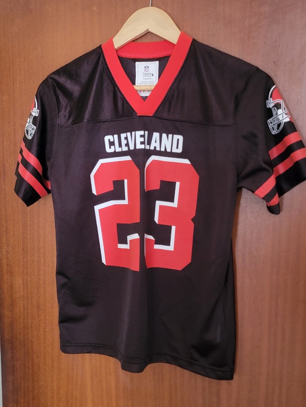 NFL Team Apparel Cleveland Browns Joe Haden #23 Youth Jersey Size L